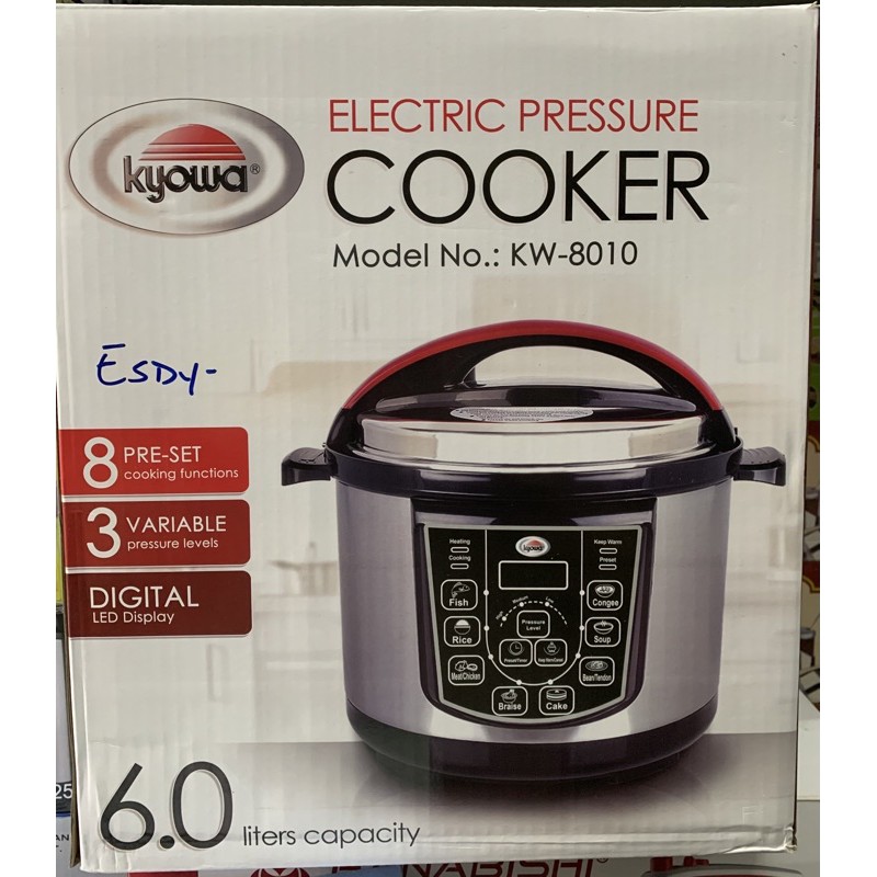 Kyowa Electric Pressure Cooker KW 8010 Shopee Philippines