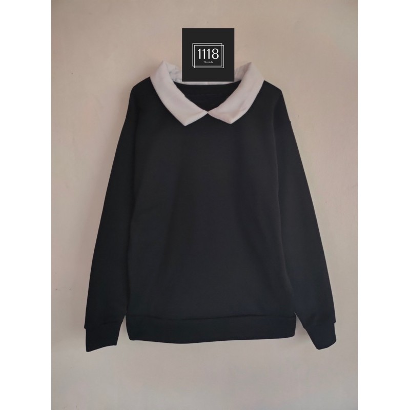 Big collar sweater sale