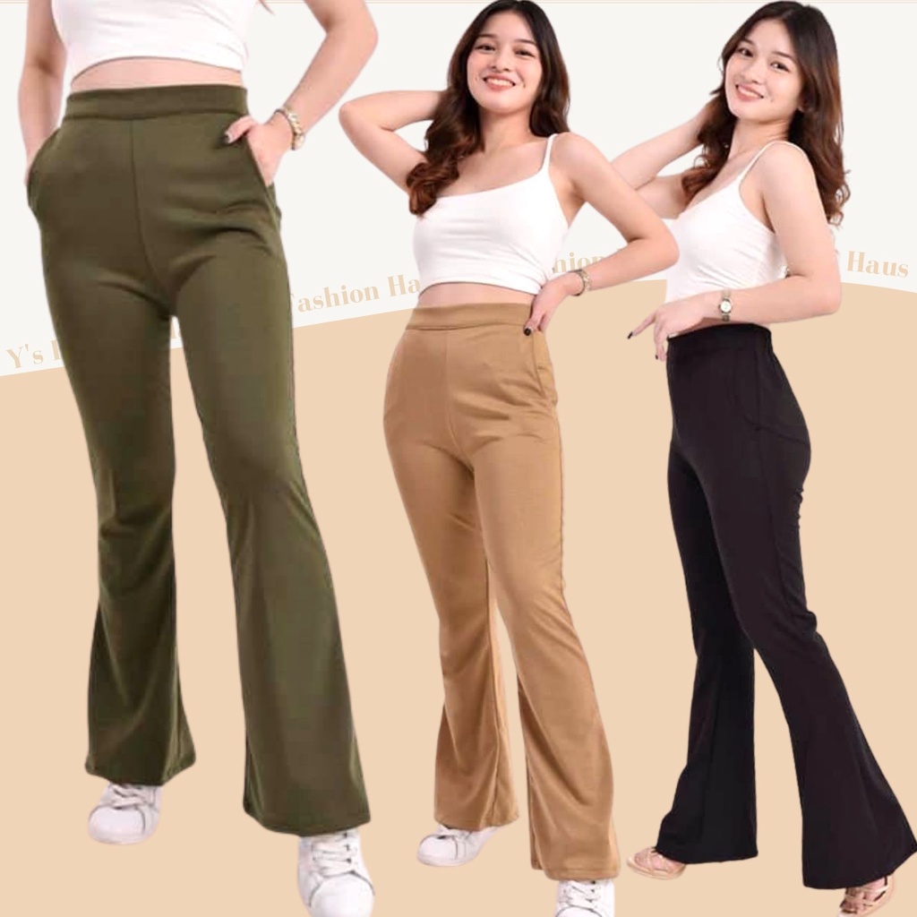 Trendy Ashley FLARE PANTS for Women (High-Quality) ✨