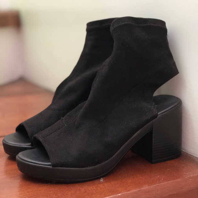 Topshop peep 2024 toe boots