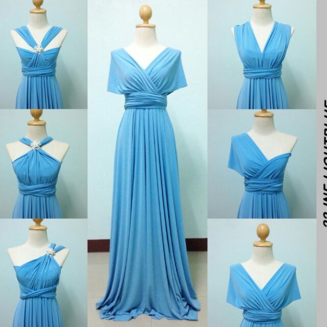 Infinity dress powder blue hotsell