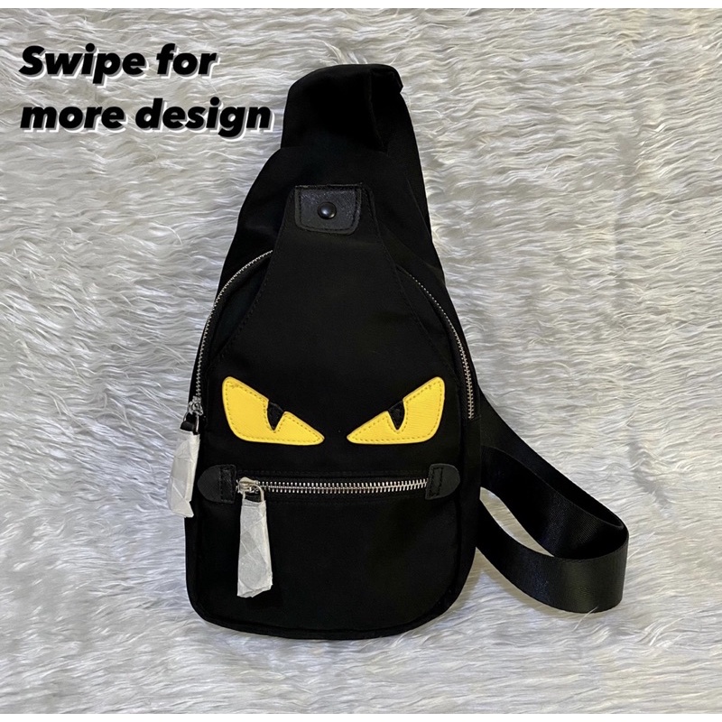 Fendi monster cheap sling bag