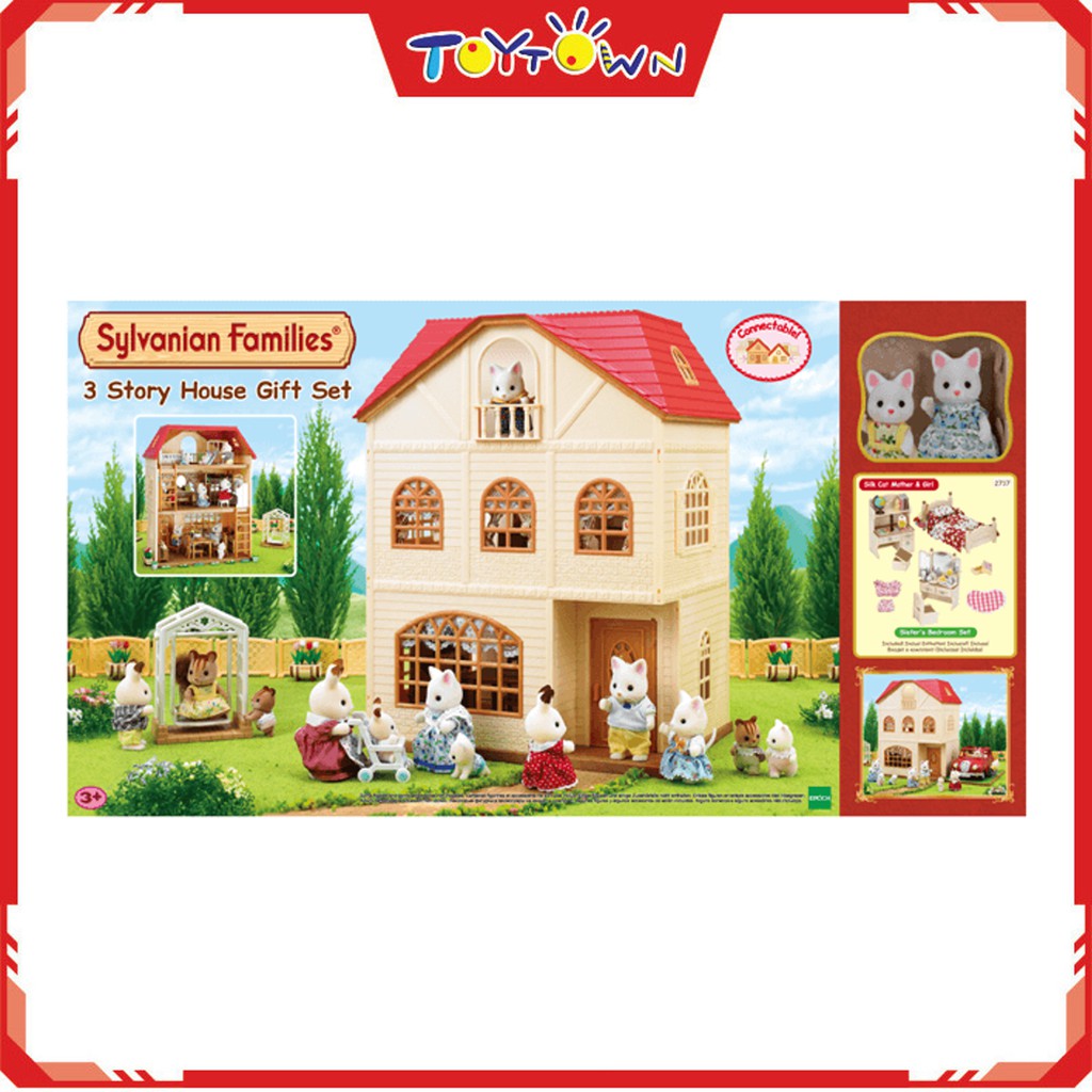 3 story house store gift set