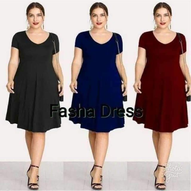 Shopee plus size dress online