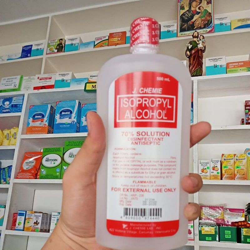 Isopropyl Alcohol 70%, J.CHEMIE – Philippine Medical Supplies