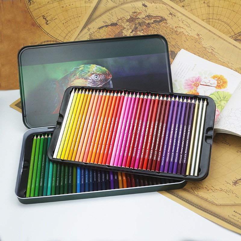 Deli Colored Pencil 12 / 18 / 24 / 36 Colors Art Painting Drawing Wood  Color Pencils Kit Colours