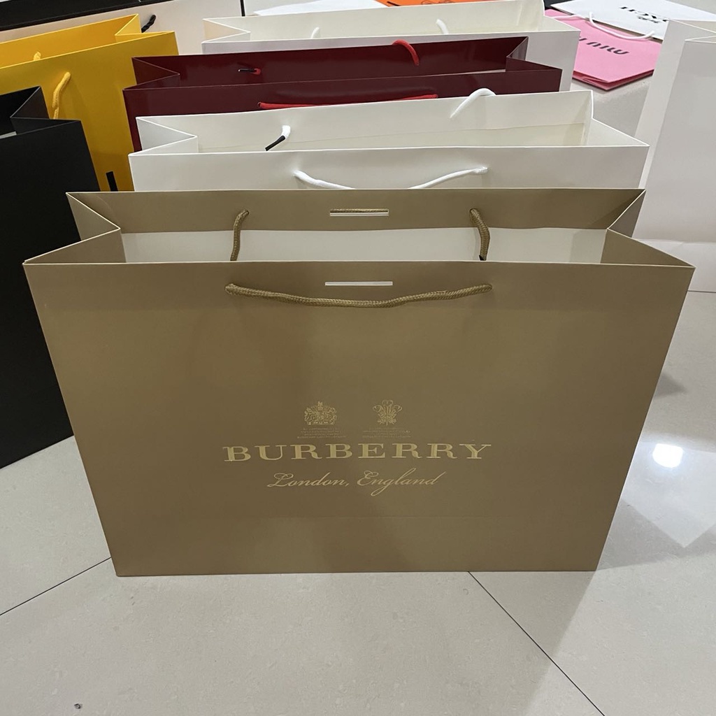 Burberry hotsell paper bag