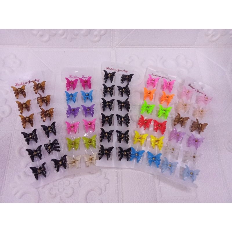 12Pcs Mini Cute Style Kids Girl Ponytail Hair Tie Clips Grips