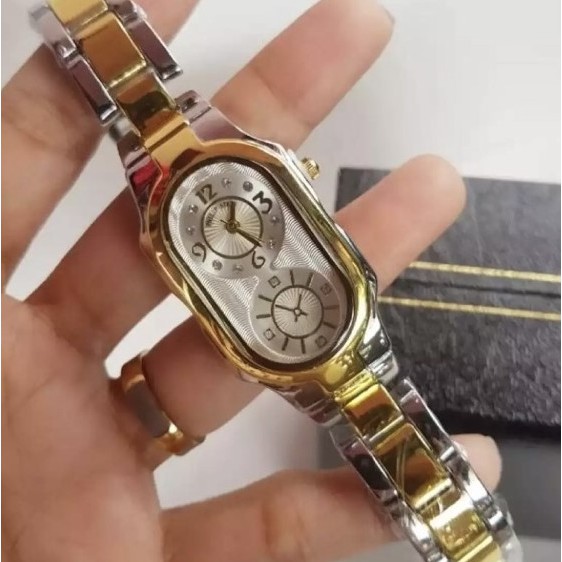 Philip stein two hot sale tone ladies watch