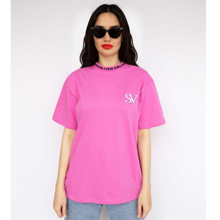 bright pink t shirt mens