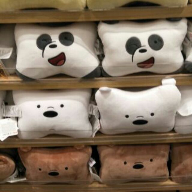We bare bears pillow miniso price hotsell