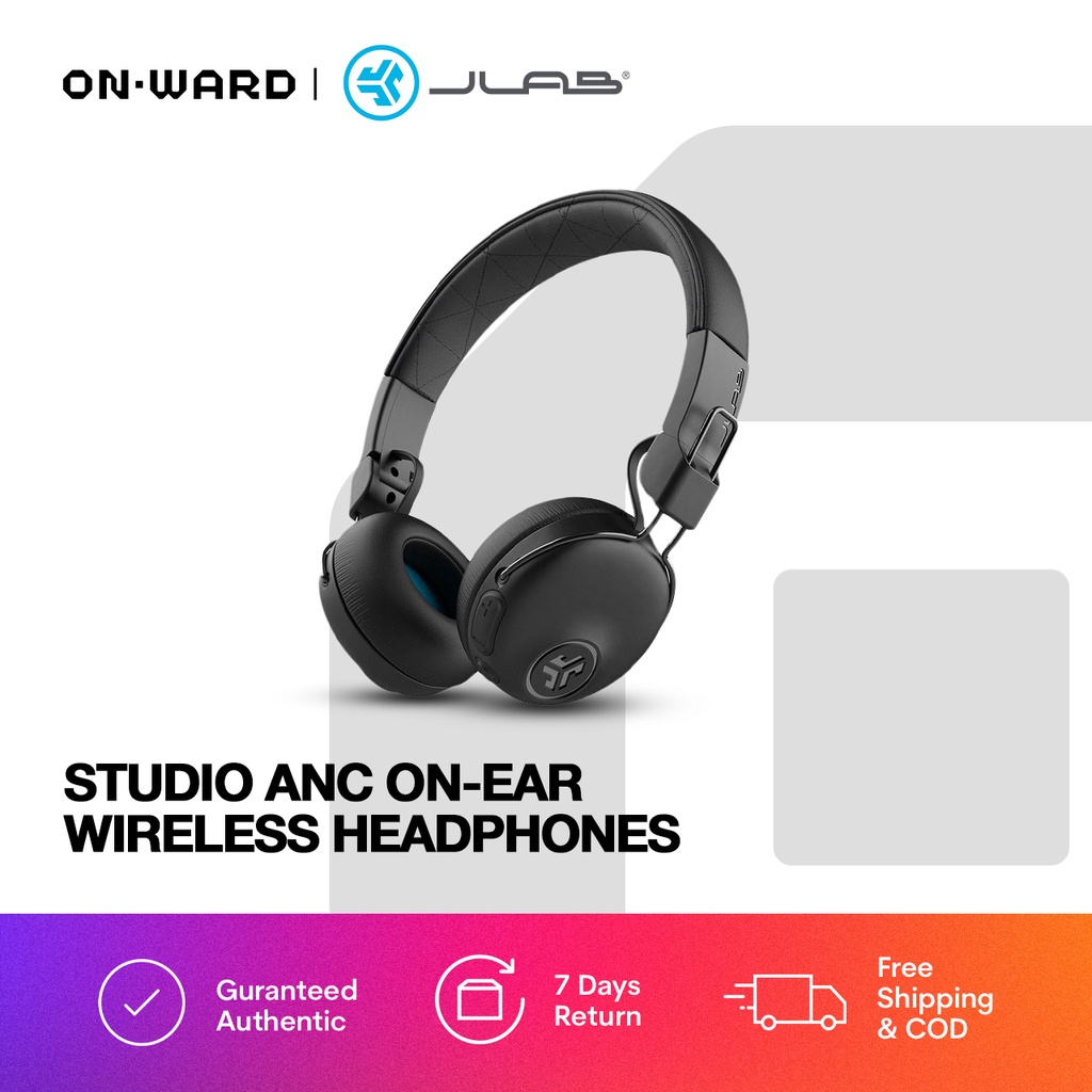 Studio ANC On-Ear Wireless Headphones – JLab