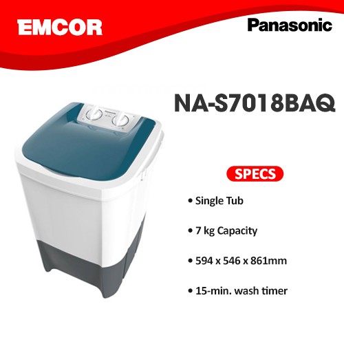 panasonic single tub washing machine