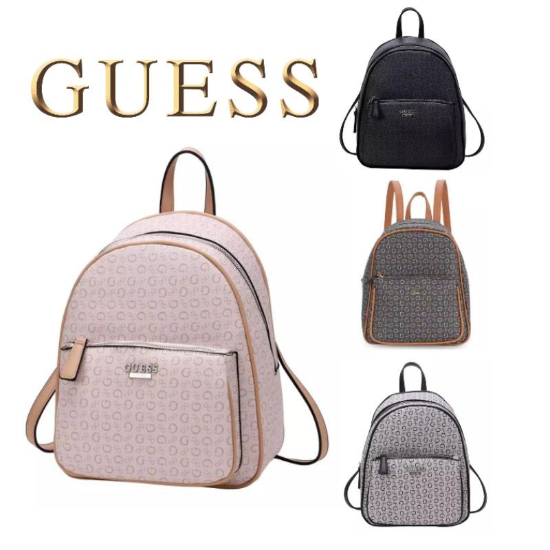 Monogram leather online backpack