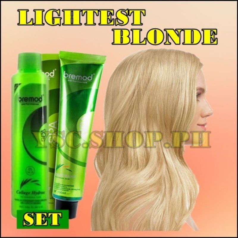 Bremod 10.0 Lightest Blonde with Oxidizer | Shopee Philippines