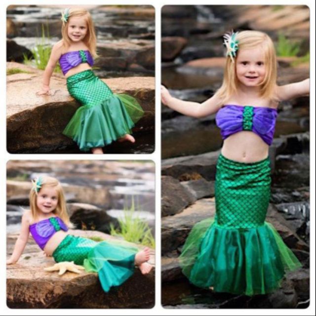 Baby girl hot sale mermaid outfit