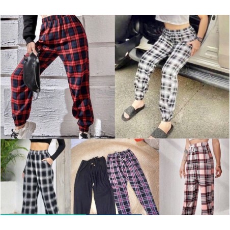 JOGGER PANTS INSPIRED UNIQLO PRANELA PAJAMA PANTS PLAID PANTS