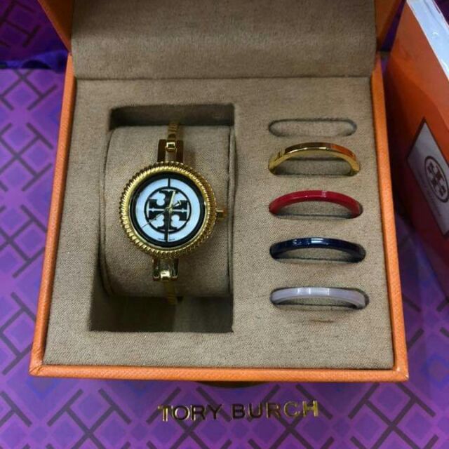 Tory Burch Reva Bangle Watch TBW4029 | Shopee Philippines