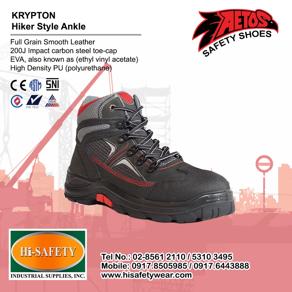 Aetos store safety shoes