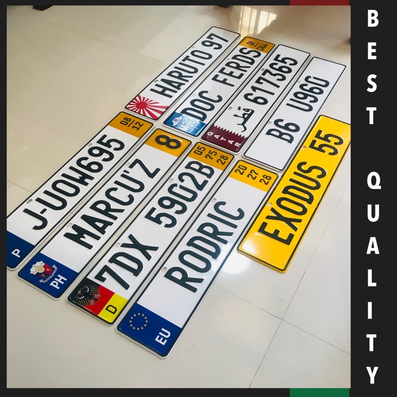 Custom deals novelty plates