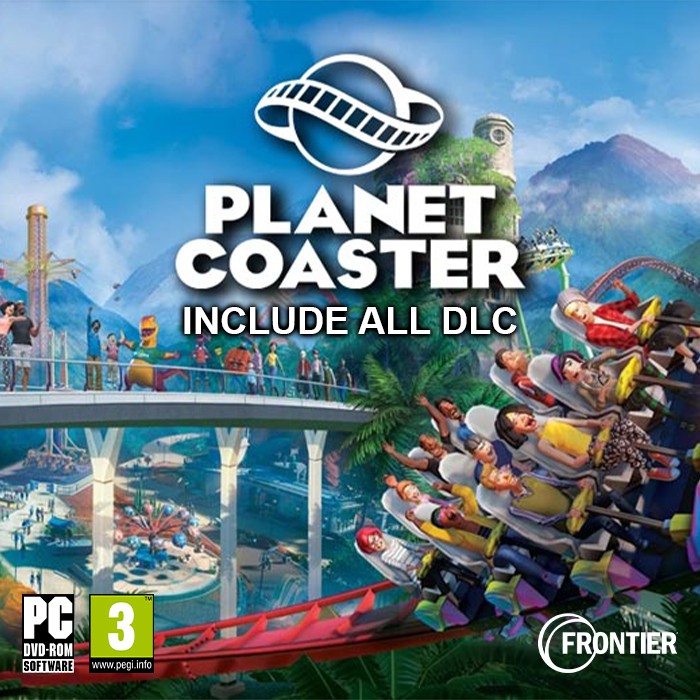 Planet Coaster with All DLC Windows OS 3 Disc Simulation Genre PC