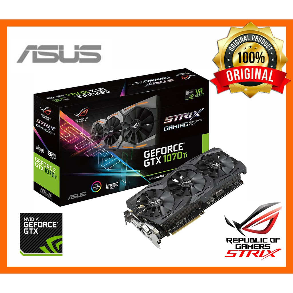 Gtx 1070 ti asus rog online strix