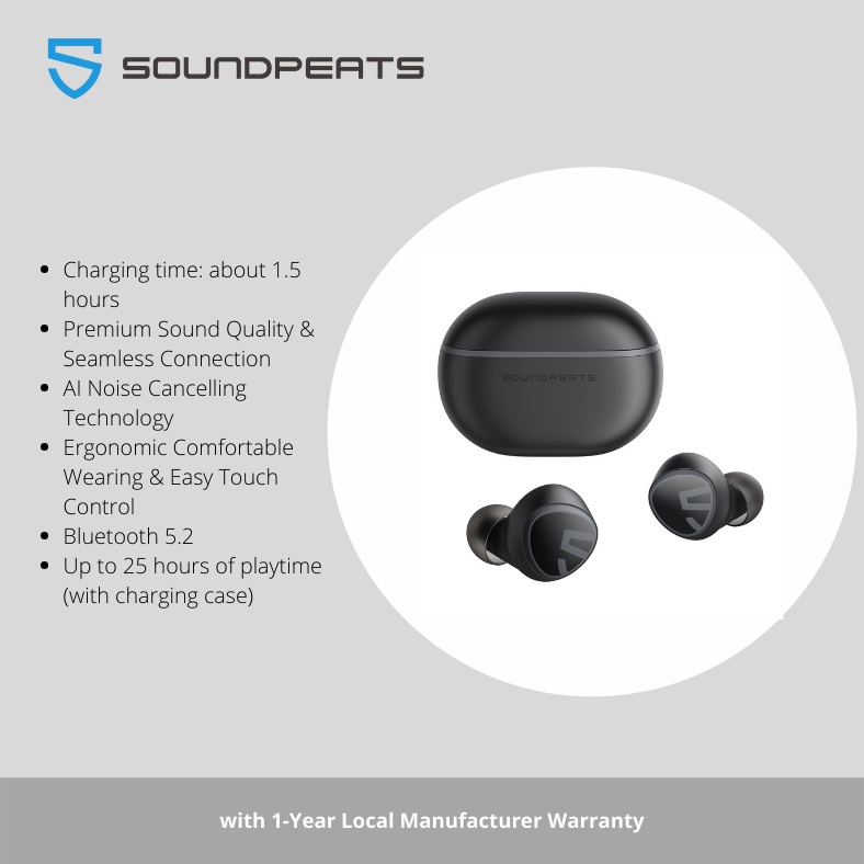 Soundpeats true discount free charging case