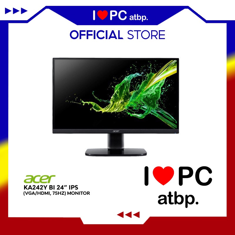 Acer 24” IPS Monitor (KA242Y bi, VGA/HDMI, 75Hz) | Shopee Philippines