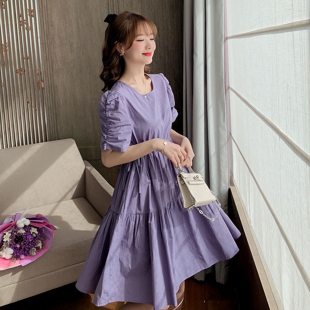 Korean 2024 cotton dress