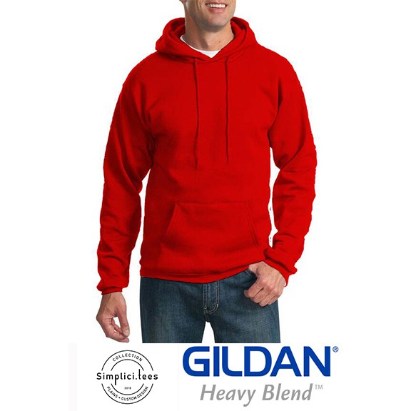 Gildan shop hoodie red