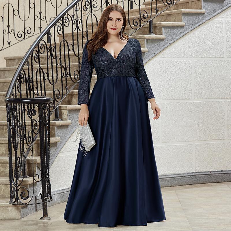 Long gown for store plus size