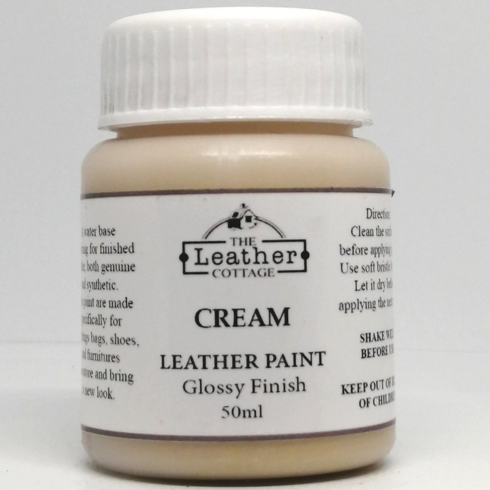 Leather hot sale paint cream