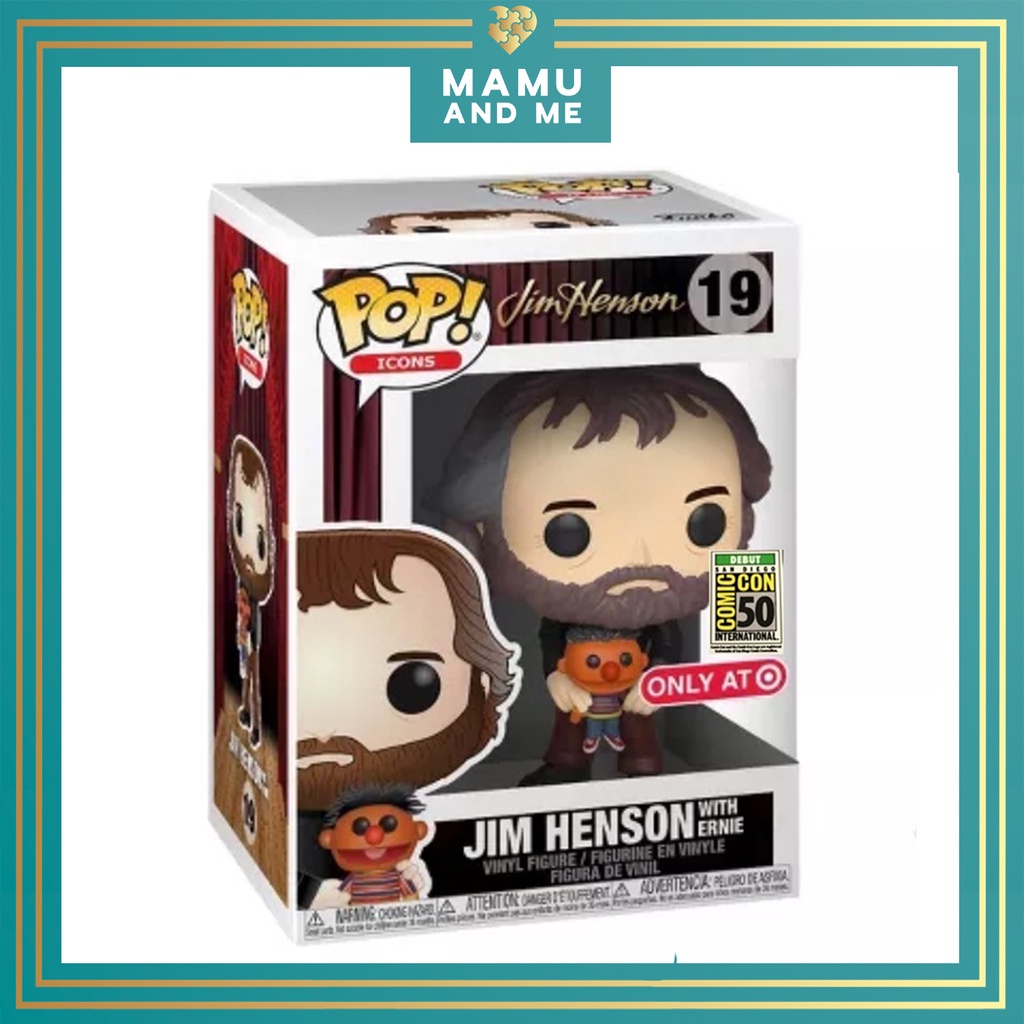 Funko Pop Jim Henson with Ernie 19 Target Comicon San Diego