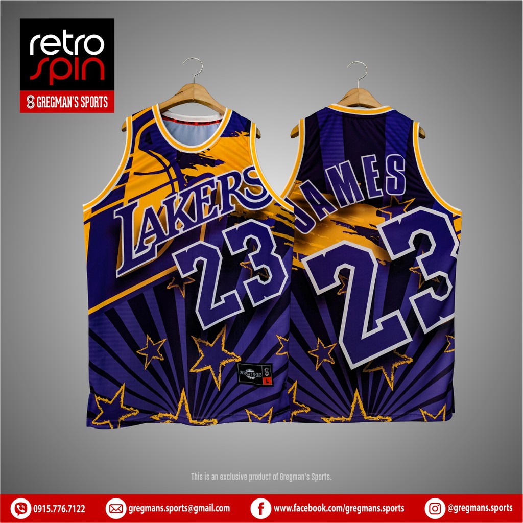 Lakers design hot sale jersey