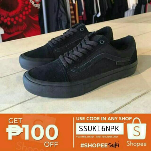 vans old skool all black price philippines