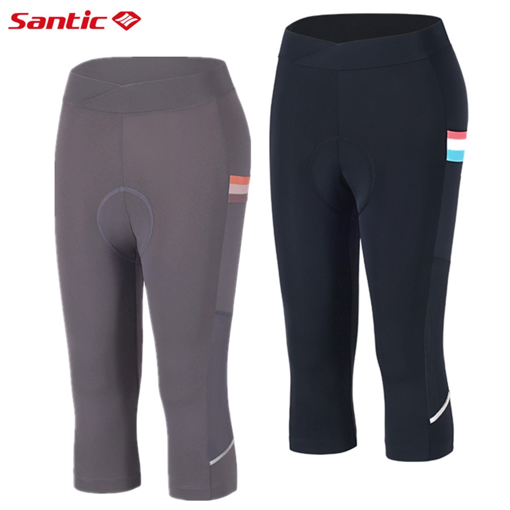 Santic Women 4D Padded Bicycle Cycling Pants Pro fit Breathable