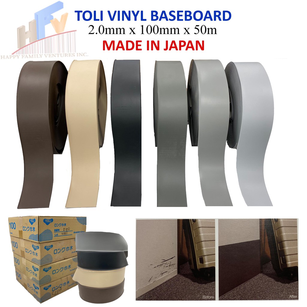 Vinyl baseboard on sale