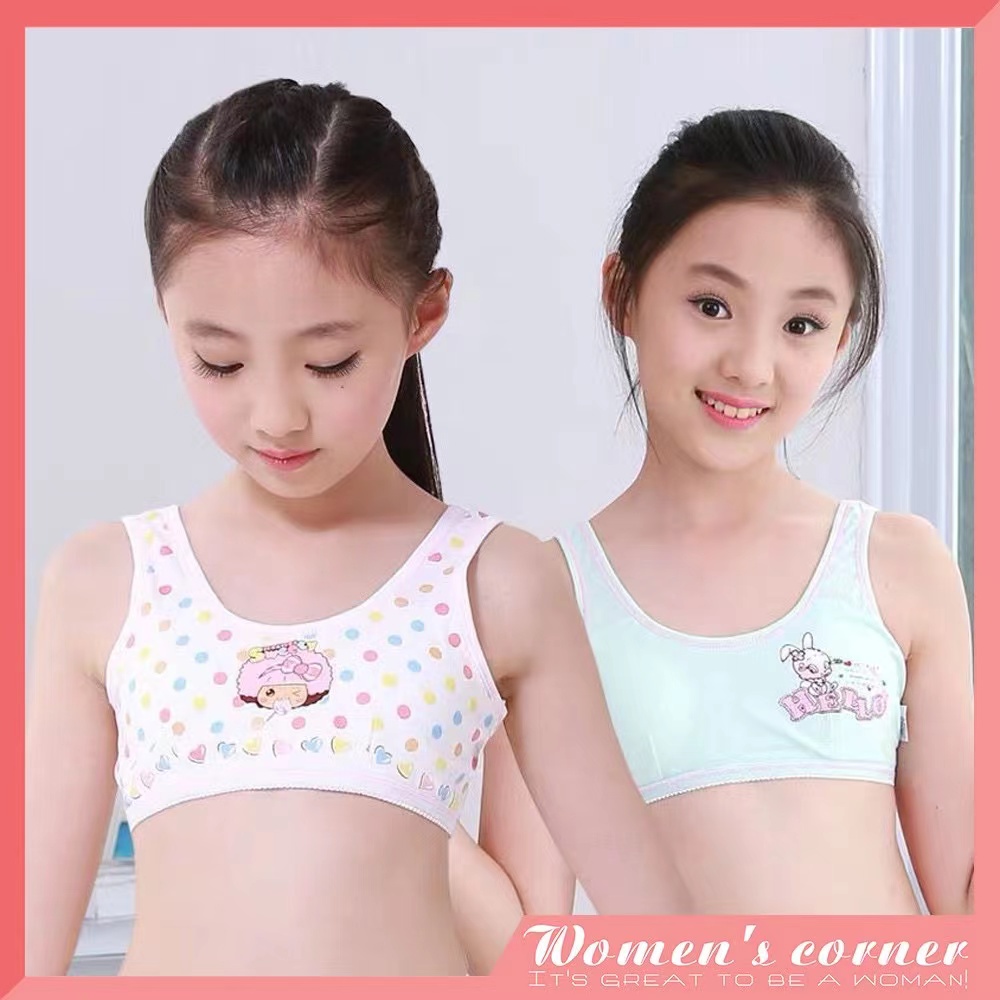 baby bra kids girl bra Cotton Training Bra Student Kids underwear