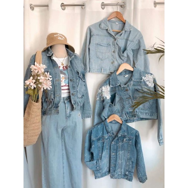 Denim 2024 jacket shopee