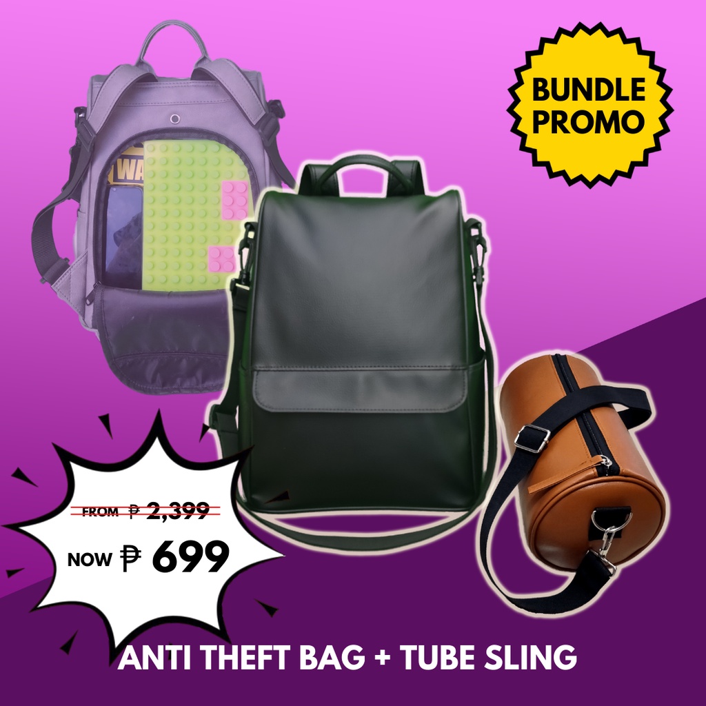 Anti theft bag on sale shopee