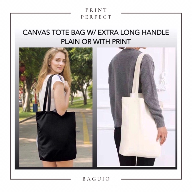 Long handle hot sale tote bag