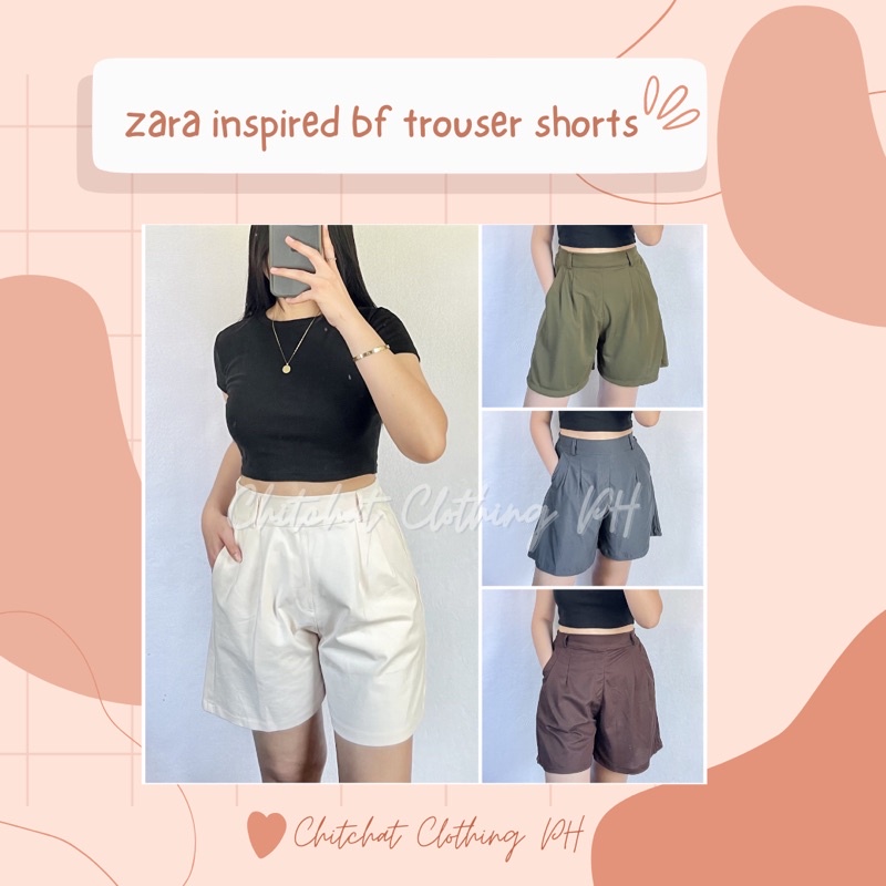 Trouser shop shorts womens