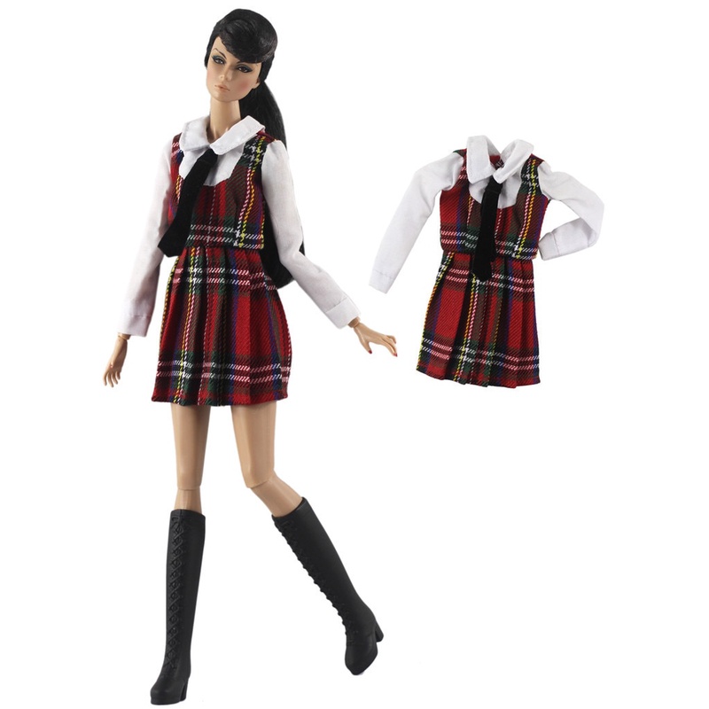 School uniform for barbie dolls hot sale