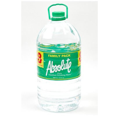 Absolute Pure Distilled Drinking Water 8Liters Original/Authentic