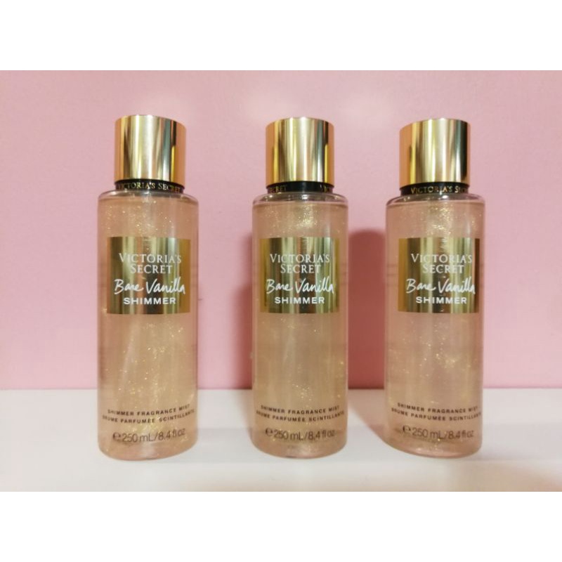 Perfumed Bosy Mist - Victoria's Secret Bare Vanilla Shimmer Fragrance Mist