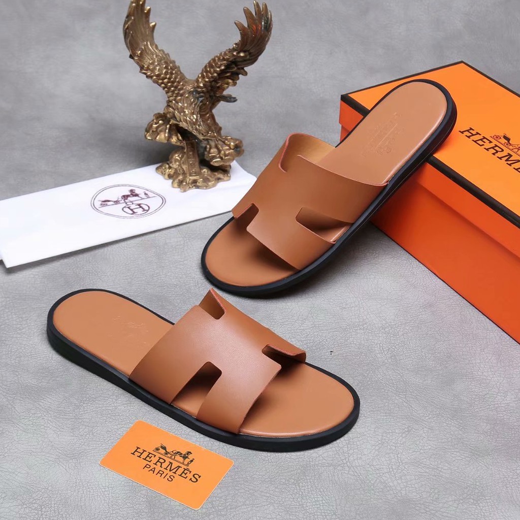 Tan on sale hermes slides