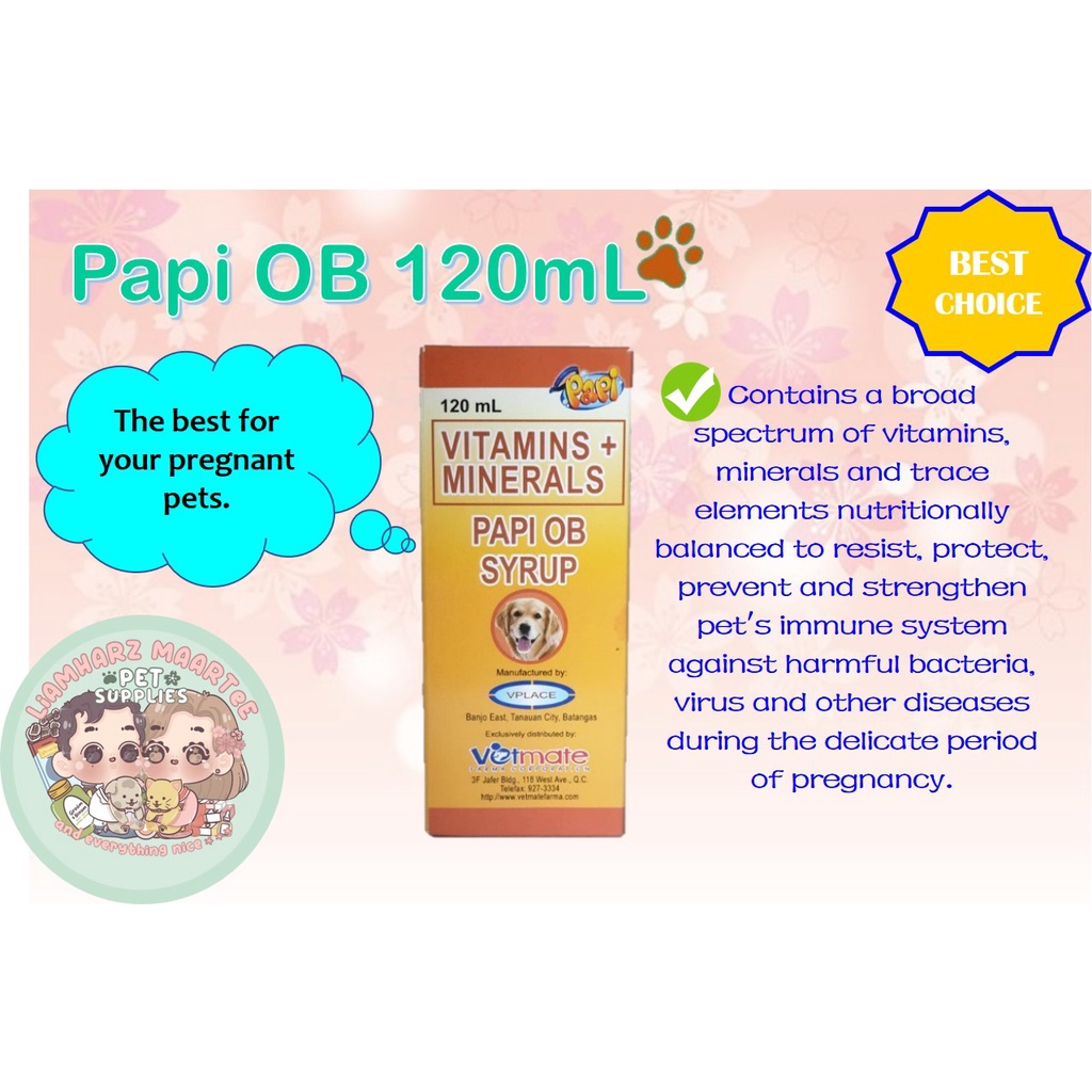 Puppy best sale ob vitamins