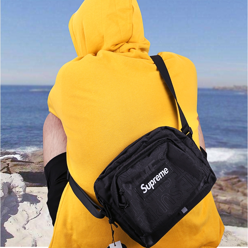 Supreme shoulder 2024 bag on person