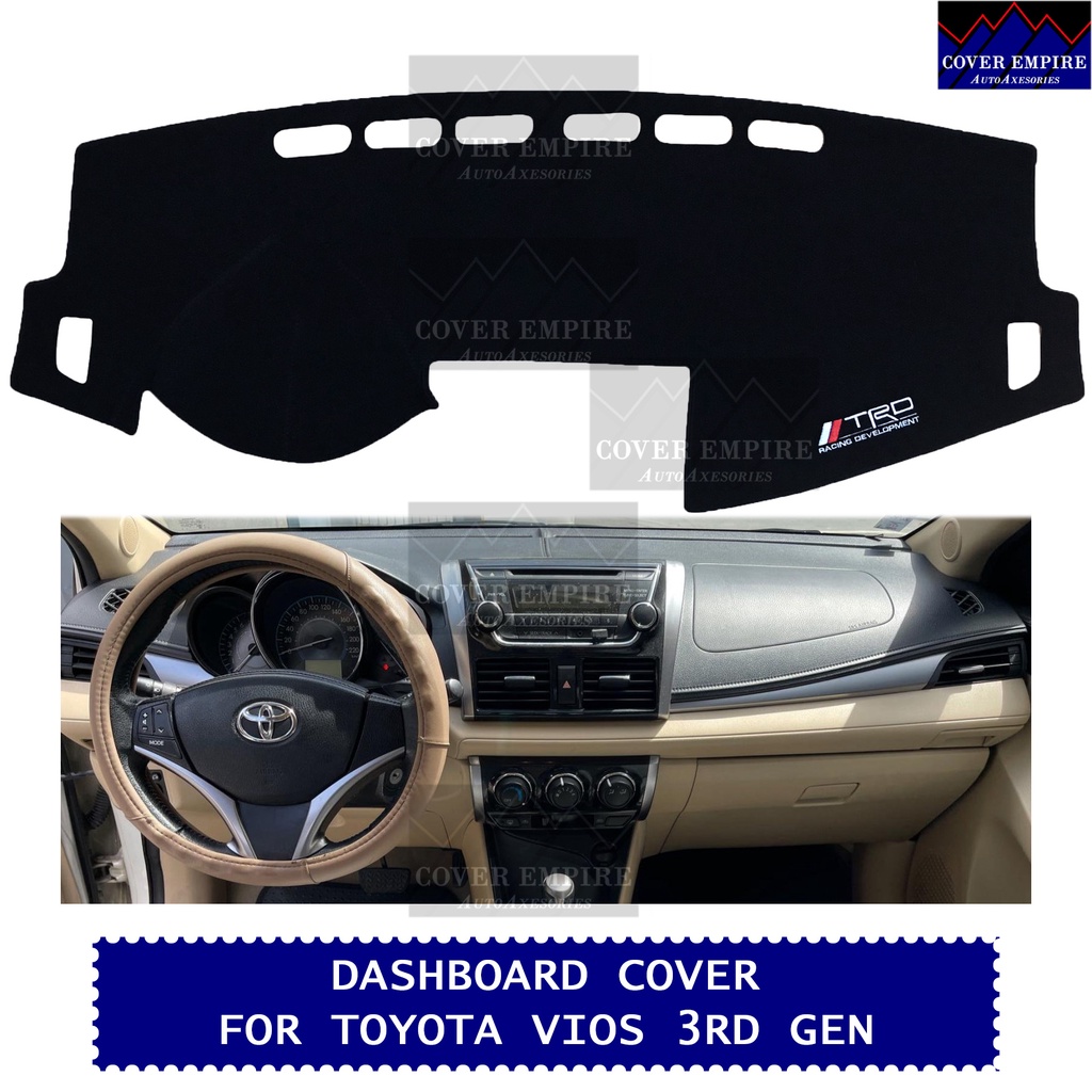 Toyota vios shop dashboard cover