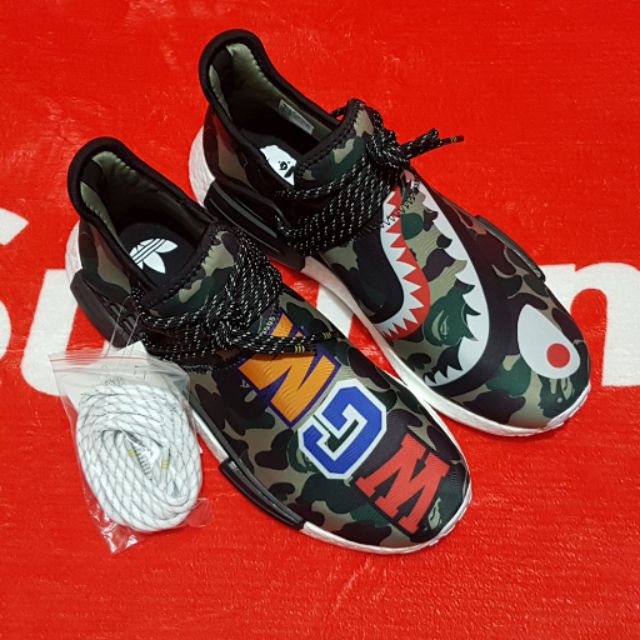 Nmd human race store x bape